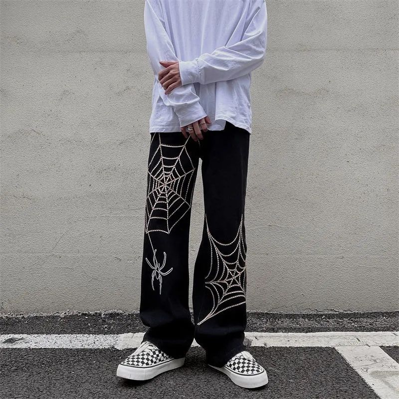 Y2K Oversized Techwear Sweatpants for Men