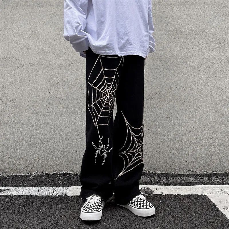Y2K Oversized Techwear Sweatpants for Men