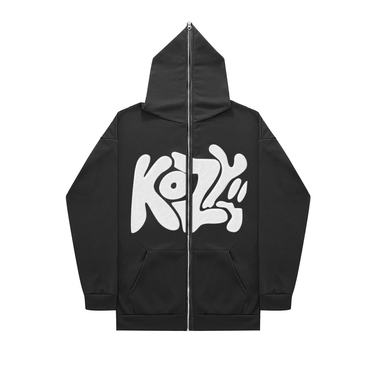 Y2K Style Men's Full-Zip Hoodie Casual Jacket